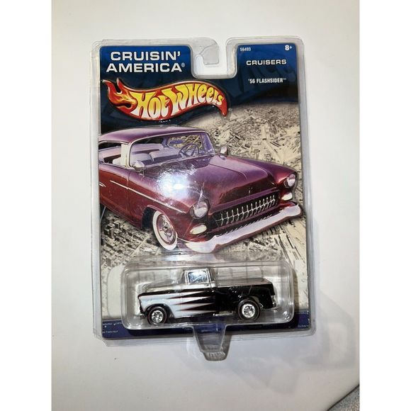 1956 CHEVY PICKUP TRUCK FLASHSIDER HOT WHEELS CRUISERS REDLINE REAL RIDERS 1/64 - Picture 1 of 5